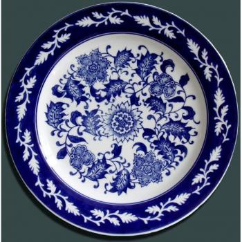 Assiette Européenne en Porcelaine de Jingdezhen
