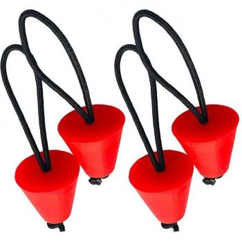 4pcs Silicone Drain Plug Kit for Kayak Scupper Holes