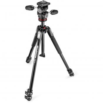 Manfrotto MK190X3-3W1 Tripod Kit with 804RC2 MK II 3 Way Head