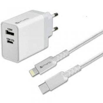 Caricatore 4smarts VoltPlug USB Lightning 18W Bianco