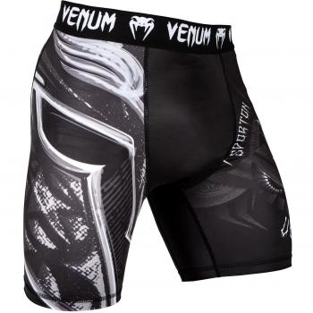 Black/White Venum Gladiator 3.0 Shorts for Men – Medium