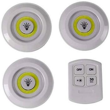 Smart Solar LED Disc Light Set with Timer