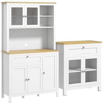 Alacena MDF Melamina Homcom Blanca 83a-p008