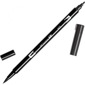 Tombow Art Supply: Dual Brush Pen in Lamp Black (ABT-N25)