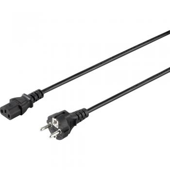 Sygonix Black IEC Power Cable 2.00 m C13/C14