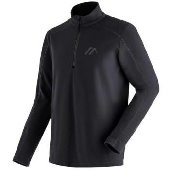 Maier Sports Herren Fleecepullover Dennis schwarz Größe 46