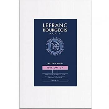 Lefranc-Bourgeois White Cotton Canvas, 24×30 cm