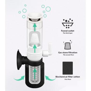 Filtre à eau pour aquarium avec éponge biochimique
