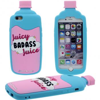 Kreative 3D Juice Hülle für Apple iPhone 6S – Gel, Stoßfest – Blau