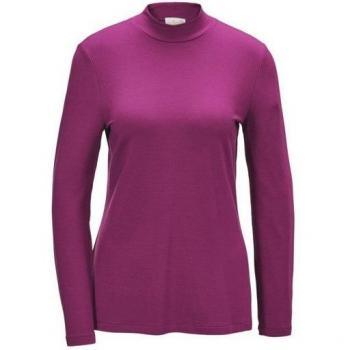 Langarm Stehkragenbluse