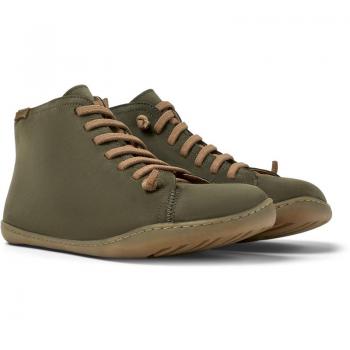 Botines de hombre Camper Peu Cami 36411 de piel verde oscuro, talla 41