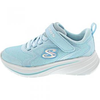 Kinder Klett-Sneaker Wave 92 von Skechers in Light Blue