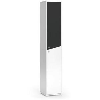 Vicco Badezimmerschrank Irida – Anthrazit-Weiß, 30 × 192 cm