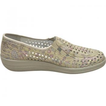 Zapato de mujer Lumel “Beige Elegance” con plantillas extraíbles