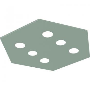 LUMICOM River Hex 6x Deckenlampe Monochrom
