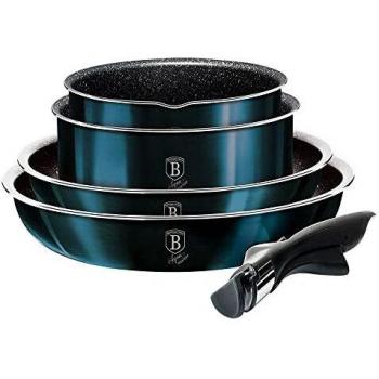 Batterie de cuisinière à induction Berlinger Haus Aquamarine 9 pièces