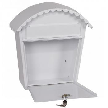 Phoenix Clasico MB0117KW Secure Front Loading Mail Box in White
