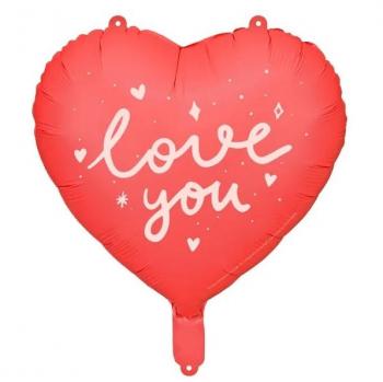 Folienballon Herz I Love You