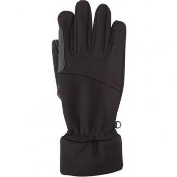 Guantes de mujer en negro Softshell Touch L de Mountain Warehouse