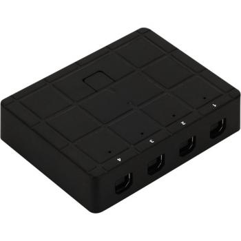 Adaptateur USB2.0 4‑Canaux – Scanner, Moniteur, Imprimante KVM