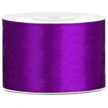 Ruban Satin Éclat Violet 5 cm x 25 m