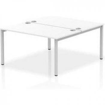 Impulse B2B 2 Person Office Bench Desk White