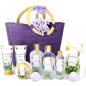 Spa Luxetique Lavender Bath Gift Set, 10pcs