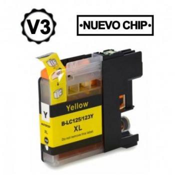 Tinta Amarela Genérica Brother LC125XL