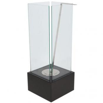 Rivanto® Bioethanol Windlicht quadratisch L 25 x 25 x 65 cm
