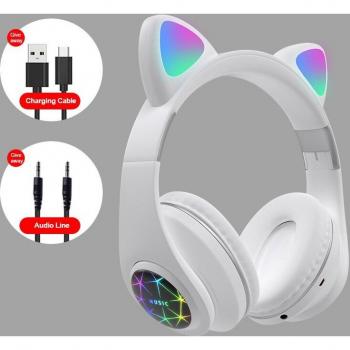 M2 Bluetooth 5.0 Cat Ear Headphones with Luminous Feature