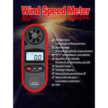 Air Temperature and Wind Speed Gauge