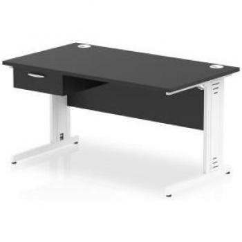 Impulse 1400 x 800mm Straight Office Desk