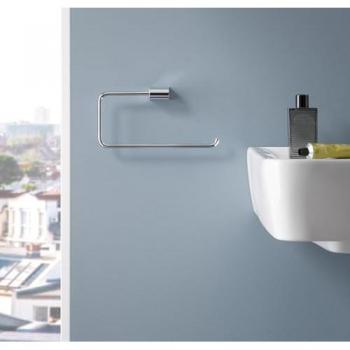 Keuco Smart.2 verchromter Handtuchring, rund, Wandmontage, 220x35x110mm