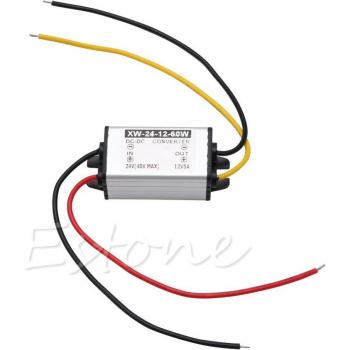 60W Wasserdichter Auto Adapter 24V auf 12V