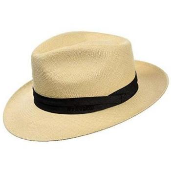 Jenkins Panama Chic – Chapeau de Soleil 61 cm, Paille Ecuador