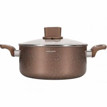 Marmite ARTHUR MARTIN AM5531, 28 cm, aluminium, verre