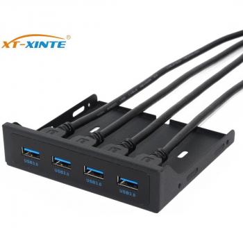XT-XINTE 4-Port USB 3.0 Floppy Bay Hub