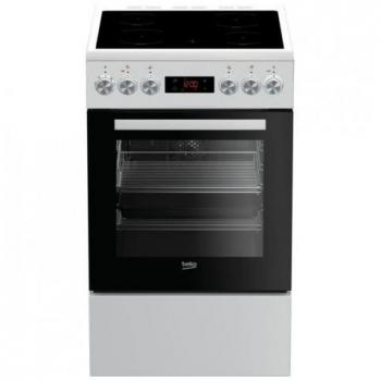 Cuisinière 4 feux avec four encastrable Beko FSE57302GWC
