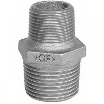 Georg Fischer Schnellkupplung – Sechskant‑Nippel 1″ × ½″