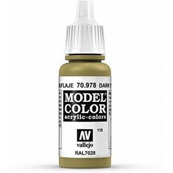 Vallejo, Model Color, Acrylfarbe, 17 ml Dunkelgelb