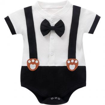 Citgeett Été Mini Gentleman Bébé Garçon Body Combiné 0-24 Mois