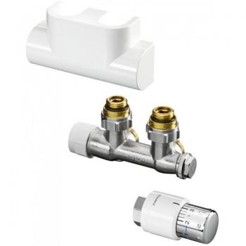 Oventrop Radiator Connector Kit – Angolo 2° Formatta Termica (Bianco)