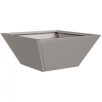 Tavola di giardino in acciaio inox 35x35x15 cm resistente alle intemperie