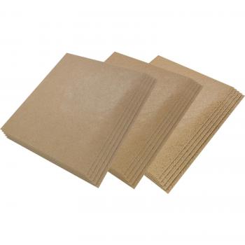 Faithfull Glasspaper Sandpaper Assorted Grit Pack of 15