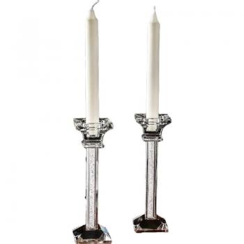 200mm-360mm Decorative Crystal Glass Candle Holder
