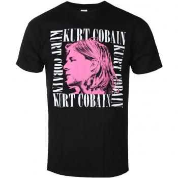T‑shirt noir Headshot Kurt Cobain – XL, version homme