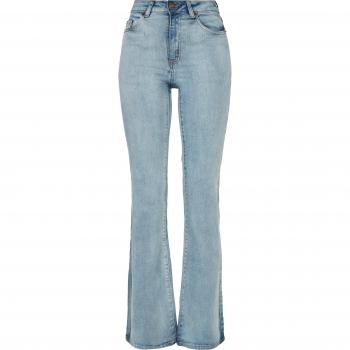 Pantalones de mezclilla Urban Classics mujer acampanados