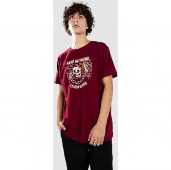 T-Shirt A Lost Cause Rosso e Maroon