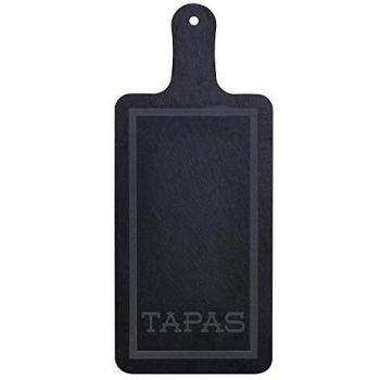 GrainGuard 14x33cm Slate Tapas Board with Handles