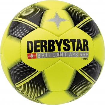 Futsal DerbyStar Brillant APS 4 – Gelb, Schwarz & Silber